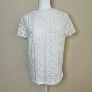 White blouse top size large